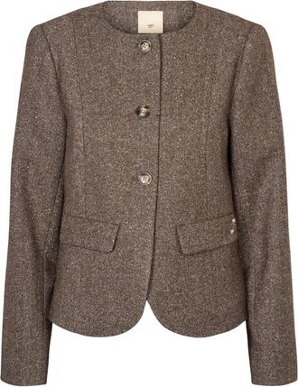 Julie Fagerholt - Heartmade Blazer - - Jackets - Donna - Marrone - S