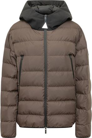 Moncler Brown Quilted Hood Jacket