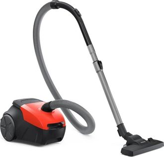 Philips Aspiradora Philips 800 W Capacidad 3l Contenedor De Polvo Color Negro/rojo
