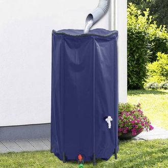 vidaXL Dep&oacute;sito De Agua Plegable Con Grifo Pvc 250 L Vidaxl
