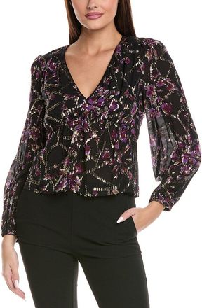 BA&SH Divine Silk-Blend Top