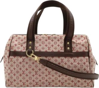 Louis Vuitton Pre-owned Handbags, female, Red, Size: ONE SIZE Pre-owned Canvas Handbag