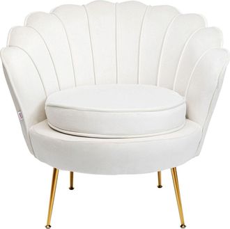 Kare Design Sillón terciopelo beige