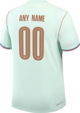 Nike FFF 2026/27 Match Away Nike Mens Aero-FIT Soccer Authentic Custom Jersey By You in White | NN203939011-CUS