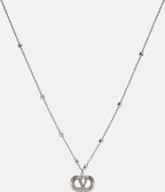 Valentino Collana Ovalette VLogo con cristalli