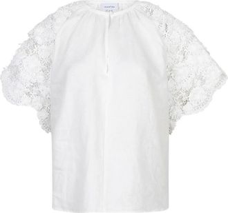 Dante6 Dames, Blouses & Shirts, Wit, Maat: XS Linnen