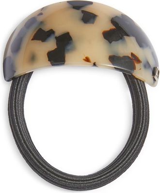 Alexandre de Paris Covered Ponytail Holder in Albinos at Nordstrom