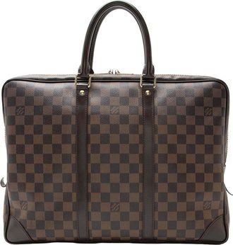 Louis Vuitton Brown Damier Ebene Porte Documents Voyage (Authentic Pre-Loved)