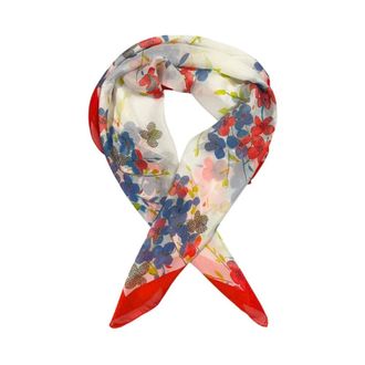 Borbonese Accessoires, Dames, Veelkleurig, ONE Size, Zijden Sjaal