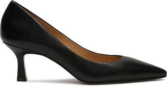 Kazar Tijdloze zwarte lage pumps. Dit product valt klein uit. - Dames - Pumps - Zwart - 36 1/2 EU - Leer - Schoenen