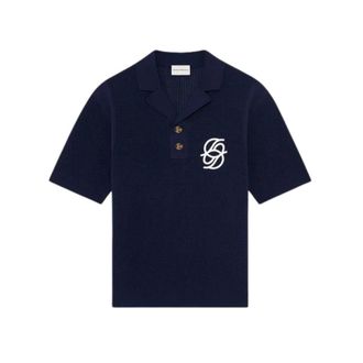 Dr&ocirc;le de Monsieur Polo 100% Cotone - male - Drole de Monsieur - Polo Shirts - Blue - XL - Tops