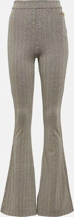 Balmain Monogram jacquard flared pants