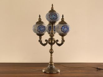 OEM L&aacute;mpara De Mesa - Tres Pantallas, Multicolor