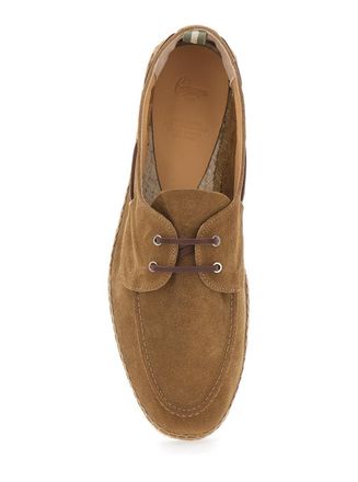 Castaner Suede Calf Leather Espadrille - Brown