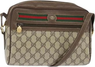 Gucci Pre-owned Cross Body Bag - Dames - Vintage Schoudertas - Beige - ONE Size - Vintage