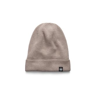 Canada Goose Cotton Rib Beanie in Limestone at Nordstrom