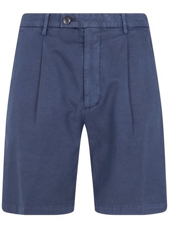 Michael Coal Cotton & Linen Bermuda Trousers