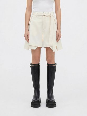 sacai Wool And Cotton Shorts