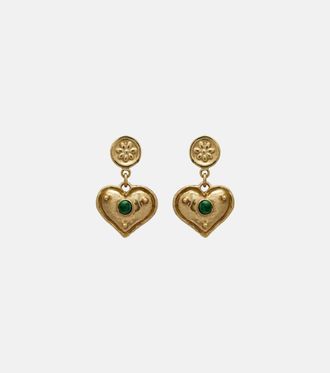 Alemais Al&eacute;mais Jem Heart drop earrings