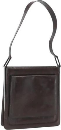 Gucci Pre-owned Vintage Schoudertas - Dames - Vintage Schoudertas - Bruin - ONE Size - Leer - Vintage