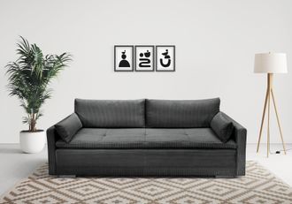 Inosign Schlafsofa »Andrea« mit Boxspringaufbau, Bettfunktion & Bettkasten, Dauerschlafsofa