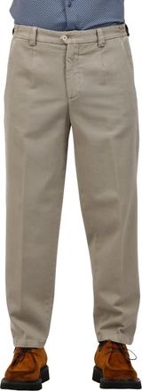 BRIGLIA 1949 Tiberio Chino - Heren - Chinos - Beige - S - Broeken