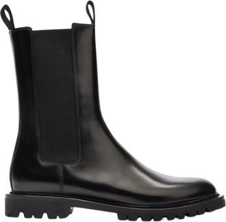 Scarosso Wooster Chelsea Boots - Heren - Chelseaboots - Zwart - 44 EU - Leer - Schoenen