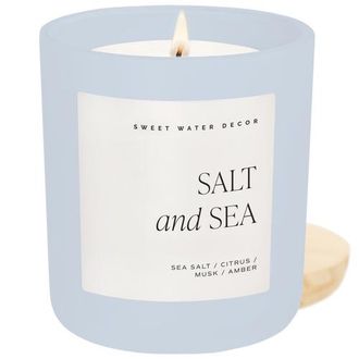 Sweet Water Decor Spring and Summer 15 oz Candles in Salt And Sea at Nordstrom