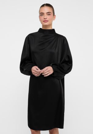 Eterna Blusenkleid ETERNA LOOSE FIT, Damen, Gr. 44, Normalgr&ouml;ssen, schwarz, 36% Viskose, 64% Acetat, Kleider Blusenkleid