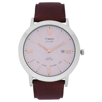 Timex Womens Classic Silver Dial Watch
