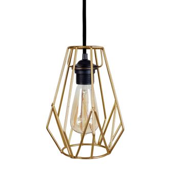 Tosel Suspensi&oacute;n metal Alt.85cm negro ;Pantalla: dorado