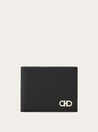 Ferragamo Men Gancini wallet Black