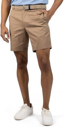 Tailorbyrd Stretch Cotton Performance Shorts in Khaki at Nordstrom Rack, Size 38