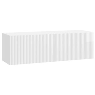 vidaXL Mueble Para Tv De Pared Brillante 98 X 31 X 30 Cm Vidaxl