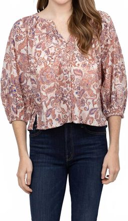 Cleobella Kyla Blouse In Amara Floral