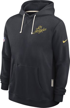 Nike Los Angeles Rams Rivalries Collection Sideline Nike Mens Dri-FIT NFL Pullover Hoodie in Blue | 03AZ4FA95-X0C