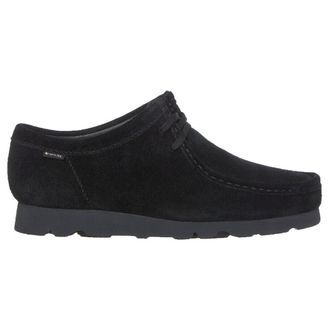 Clarks Wallabee GTX Suede Mens Lace Up Shoes - Black - Size:UK 10.5