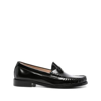 Stuart Weitzman Loafers, female, Black, Size: 8 1/2 US Lottie Loafer