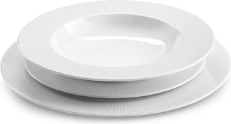 Medard De Noblat Servicio de vajilla de 18 piezas Porcelena Blanco