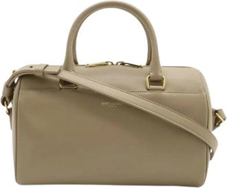 Saint Laurent Pre-owned Handbags, female, Beige, Size: ONE SIZE Pre-owned Vintage Handbag