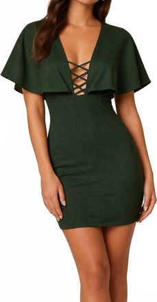 Nookie Charlie Mini Dress In Olive