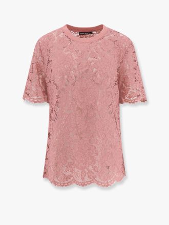 Dolce & Gabbana Maglia in pizzo floreale dg - DOLCE & GABBANA - gender_Woman