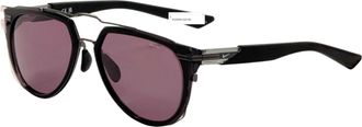 Nike Unisex 56 mm Black Sunglasses