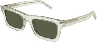 Saint Laurent Green Rectangular Ladies Sunglasses SL 461 BETTY 015 54
