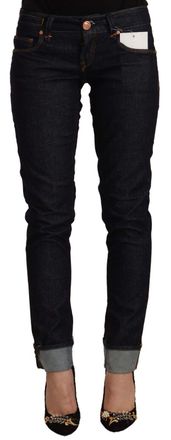 Acht Cotton Low Waist Slim Fit blue Womens Jeans