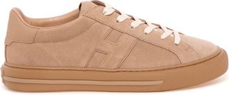 Hogan H691 Sneakers - Heren - Sneakers - Bruin - 41 1/2 EU - Leer - Schoenen