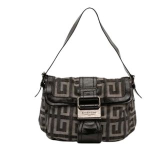 Givenchy Pre-owned Shoulder Bags, female, Gray, Size: ONE SIZE Pre-owned Denim Shoulder Bag