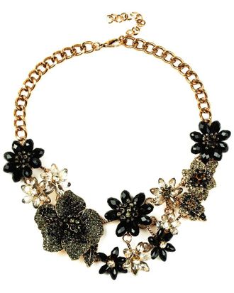 Eyecandy LA The Luxe Collection Crystal Susy Flower Necklace