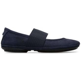 Camper Right Nina 21595 Nubuck Womens Slip On Shoes - Blue - Size:UK 4