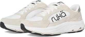 Rykä Devotion X Max Classic Walking Shoe Womens Shoes Snowline Taupe Fabric : 8.5 D - Wide, Leather/Synthetic/Textile